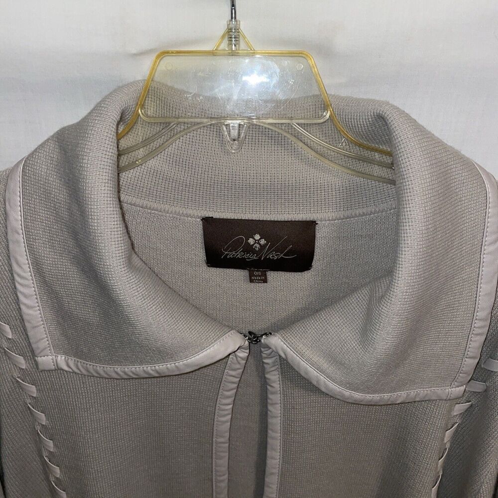 Patricia Nash Women’s Open Cardigan Size XL Beige Going Out Party Business - Picture 3 of 12